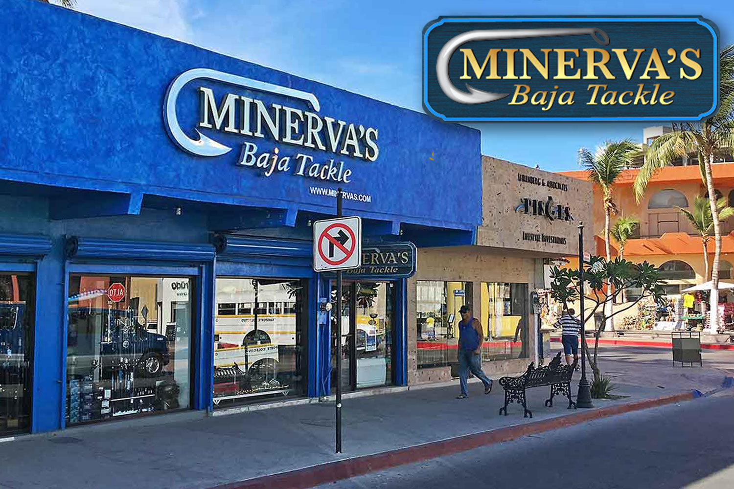 Minerva's Baja Fishing Tackle shop in Cabo San Lucas
