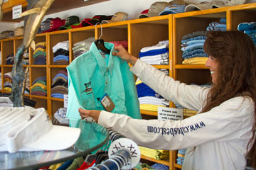 Fishing shirts, shorts, hats and tees at Minerva's in Cabo